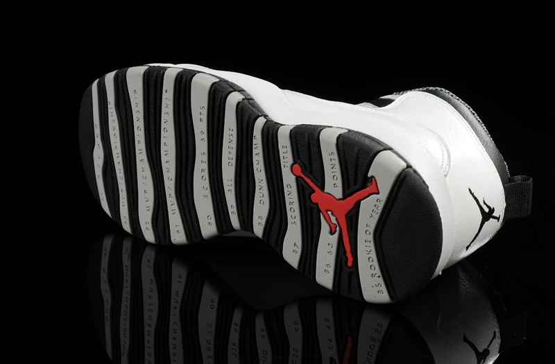Air Jordan 10 Mens Shoes Black/White Online